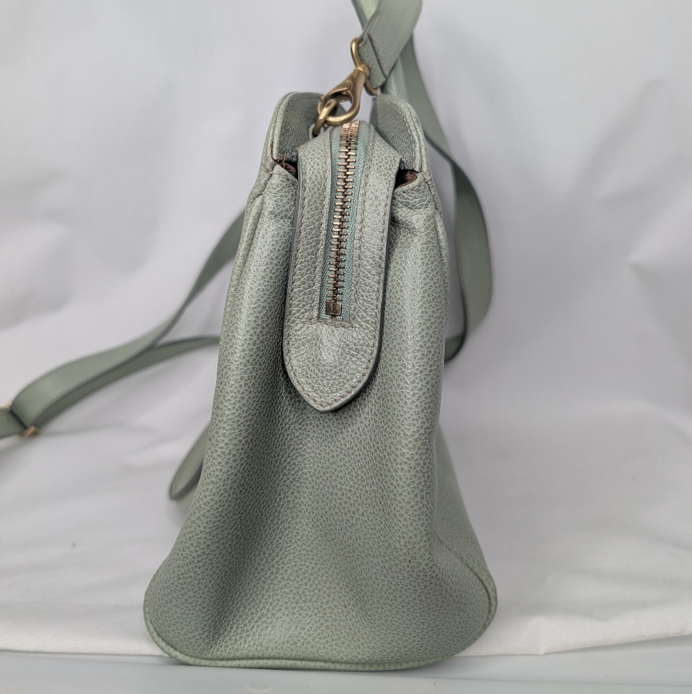 Coach Madison Vintage 4410 Mint Green Handbag Brass Hardware - Picture 3 of 9